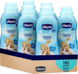 Suavizante concentrado Chicco Baby Sensitive Dulce Talco, 750 ml (6×30 lavados)