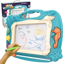 Woopie pizarra magnética de dibujo con motivo oceánico - verde