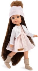 Muñeca realista Guca Penelope con cuerpo completamente de vinilo, 34 cm