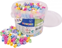PLAYBOX cuentas para planchar en colores pastel en cubo 900 uds