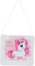 Bolso con motivo de unicornio