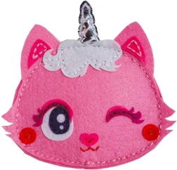Kit creativo – monedero gatita rosa Robots de fieltro