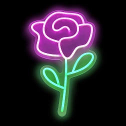 Lamparita LED de neón rosa 2Kids Toys