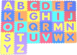 Puzzle de espuma Alltoys – letras 30 × 30 cm