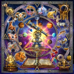 Puzzle cuadrado BLUEBIRD de constelaciones – 1000 piezas