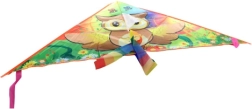 Cometa voladora con motivo de búho de nailon 125 × 63 cm