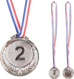 Medalla de plata, segundo lugar