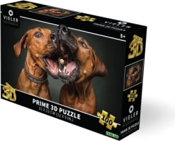 Puzzle 3D de perros (100 piezas)