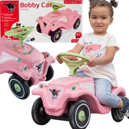 Correpasillos BIG Bobby Car Classic Flower rosa