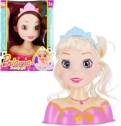 Cabeza de muñeca para peinar - set de styling para niños