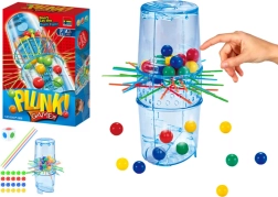 Juego de destreza Bolas que caen torre varillas