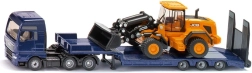 Siku camión MAN con remolque de cama baja y cargadora de ruedas JCB 1:87