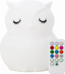 Lamparita nocturna de silicona Búho