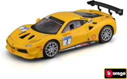 Modelo de coche metálico BBURAGO Ferrari 488 Challenge 2017 1:43