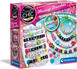 Clementoni Crazy Chic – pulseras con mensaje