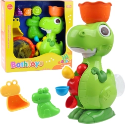 Set de juguetes de baño Dino con molino