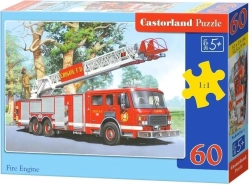 Puzzle infantil Camión de bomberos de 60 piezas
