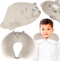 Almohada de viaje 2 en 1 con forma de osito