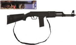 Subfusil/pistola de plástico con mecanismo de clic 66 cm