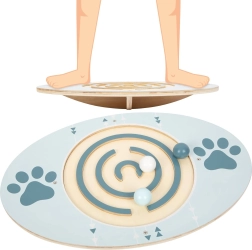 Tabla de equilibrio de madera con bolitas Small Foot
