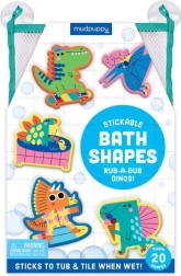 Formas de espuma adhesivas para el baño: dinosaurios Mudpuppy