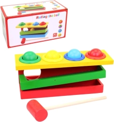 Banco de golpeo de madera para niños