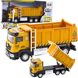 Camión de construcción – volquete amarillo con sonidos