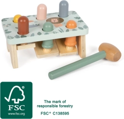 Banco de martilleo safari de madera small foot