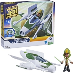 Vehículo Star Wars Jedi Pilot con figura y sable de luz