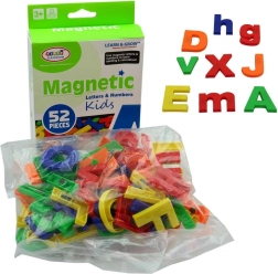 Letras magnéticas de colores 52 piezas