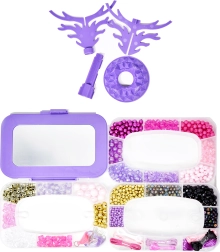 Set creativo para pulseras con caja organizadora