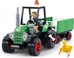 Sluban Metropolis tractor con remolque