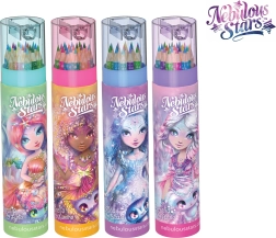 Lápices de colores NEBULOUS STARS en tubo con sacapuntas (18 colores)