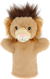 Keeleco León - marioneta de peluche ecológica de mano 27 cm