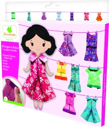 Pockets origami: vestiditos para muñeca de papel
