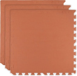 Esterilla de espuma HUMBI 180 × 60, grandes rompecabezas impermeables, segura, 3 uds, naranja