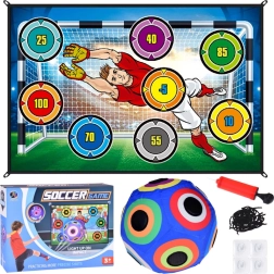 Set de fútbol con diana y balón luminoso