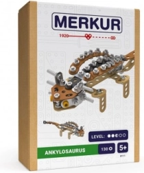 Juego de construcción MERKUR Ankylosaurus, 130 piezas