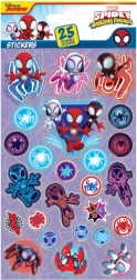 Pegatinas reutilizables SPIDEY – set de 25 uds.