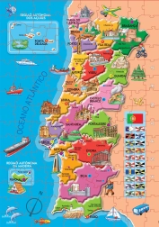 Educa Puzzle Mapa de Portugal 150 piezas