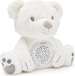 Peluche de oso polar con proyector y música