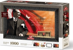 Art Puzzle rompecabezas con marco y pegamento 3 en 1 1000 piezas – Atatürk