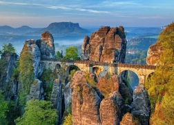 Puzzle Puente rocoso Bastei 500 piezas