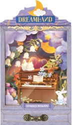 RoboTime diorama miniatura Concierto nocturno