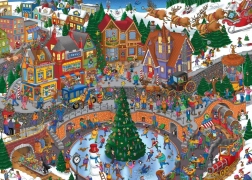 Puzzle Grafika Líos Navideños 500 Piezas