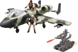 Avión con figuras y efectos