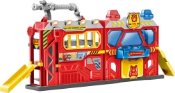 Estación de bomberos portátil con luces y sonidos 56 × 18 × 23 cm