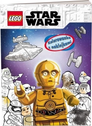 Libro para colorear LEGO Star Wars con pegatinas