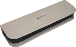 Estuche escolar Pastelini gris