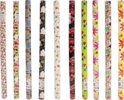 Papel de regalo con motivo floral 0,7 × 2 m